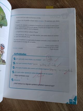 Mil hojas 3 lecturas Anaya. 3 primaria