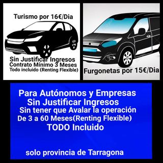 Furgonetas-Turismos(Sin Rentas,NI Avales)