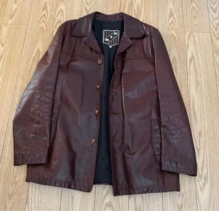 CAZADORA CUERO INVIERNO HOMBRE TALLA 54