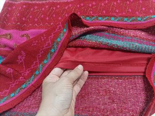 Falda crochet Zara talla M