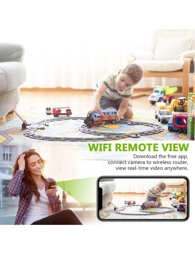 Mini Cámara Oculta WiFi Marco de La Foto HD 1080P.