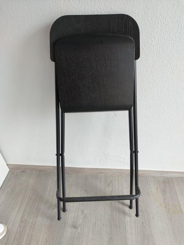 Silla -Taburete de madera plegable