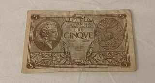 5 Lire Banconota