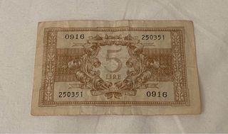 5 Lire Banconota