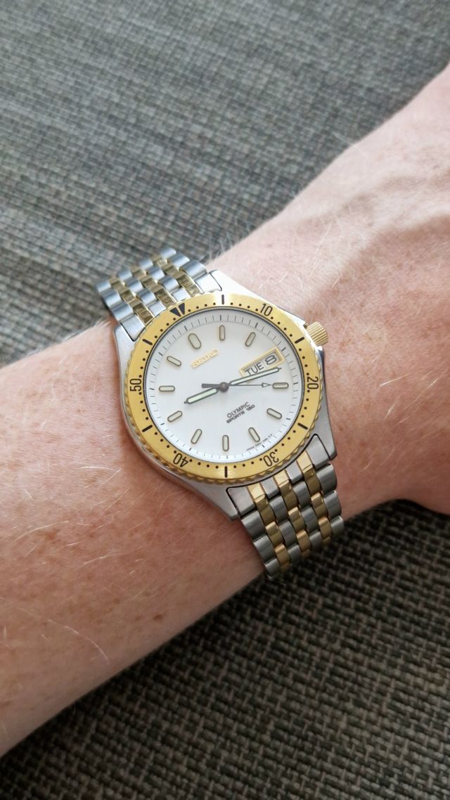 Reloj Seiko Olimpic 7N43 7020 hombre 150m