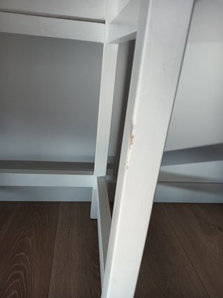 Escritorio blanco madera