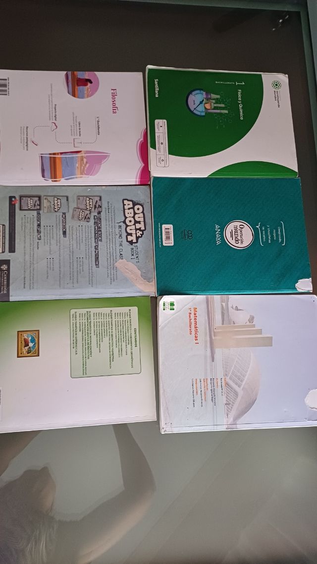 Libros 1°bachiller Tecnológico