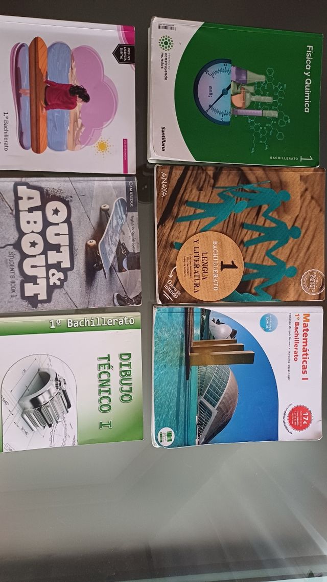 Libros 1°bachiller Tecnológico