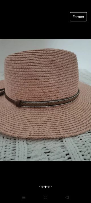 Sombrero panama mujer