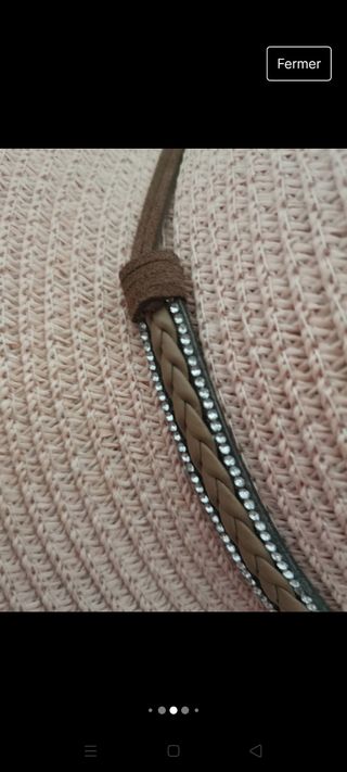 Sombrero panama mujer