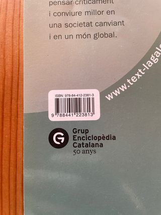 Libro Ética 5º Primaria ISBN - 9788441223813