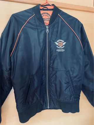 Chevignon Vintage de tela - negra y naranja