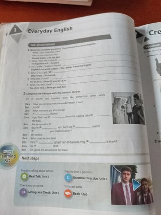 Libro y cuaderno inglés 2eso. Dynamic.