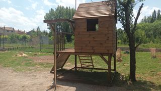 PARQUE INFANTIL XL CASITA ROCÓDROMO BOMBEROS