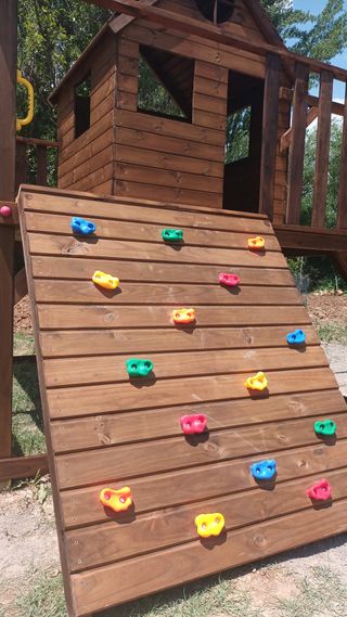 PARQUE INFANTIL XL CASITA ROCÓDROMO BOMBEROS