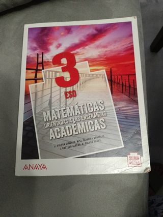 Libro matemáticas ESO