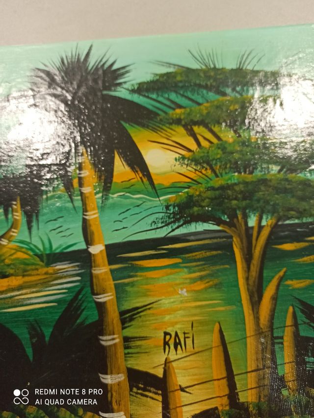 Pintura de paisaje de Santo Domingo