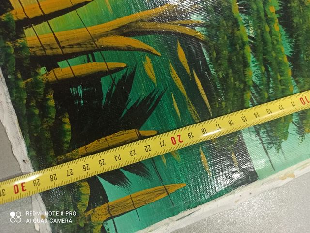 Pintura de paisaje de Santo Domingo