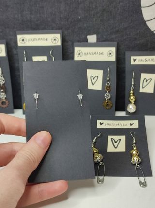 Pendientes steampunk