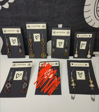 Pendientes steampunk
