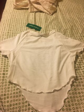 Camiseta blanca chica talla S