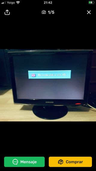 Televisiones Samsung 20”y 19”