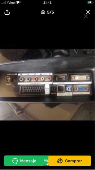 Televisiones Samsung 20”y 19”