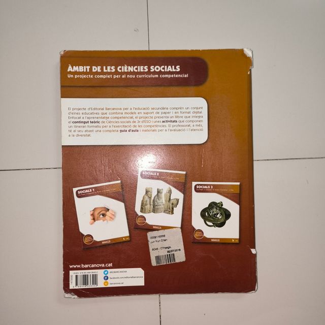 Llibre Socials 3 ESO