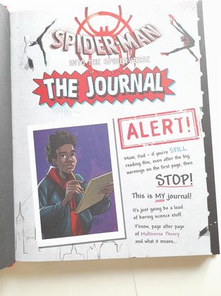 Spider-Man: Into the Spider-Verse The Journal Auto