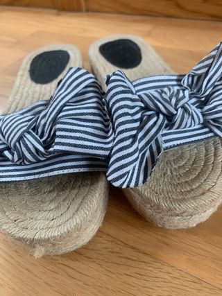 Sandalias esparto plataforma