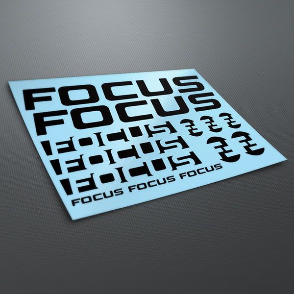 KIT VINILO BICICLETA FOCUS, 2 MODELOS