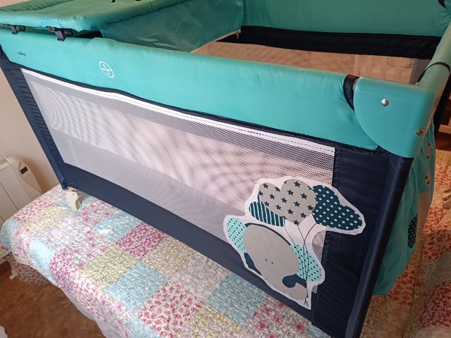 Cuna de viaje y colchon extra