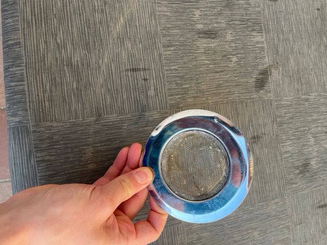 Filtro per lavello da cucina, scarico in metallo