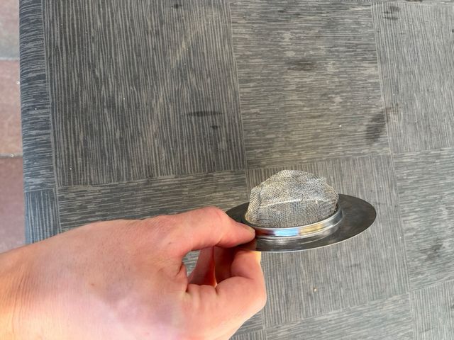 Filtro per lavello da cucina, scarico in metallo