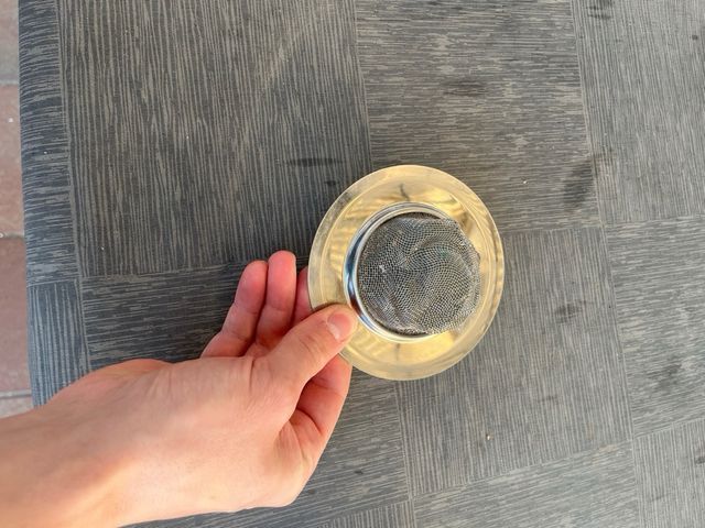 Filtro per lavello da cucina, scarico in metallo