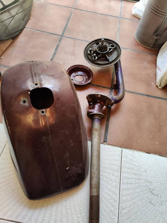 Forcella e parafango Vespa 200