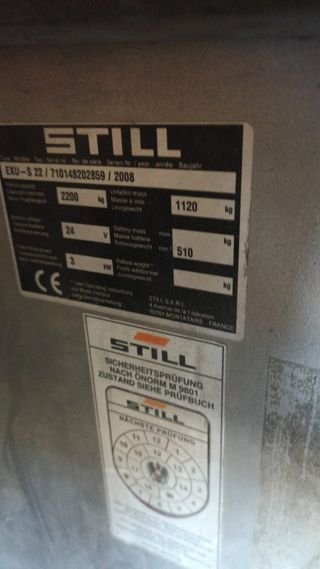 transpaleta eléctrica Still s22