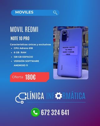 Móvil Xiaomi Redmi Note 10 Pro