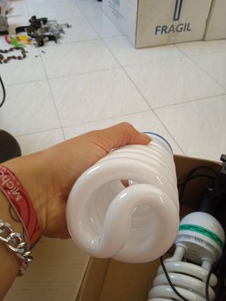 Lampara de luz estudio foto