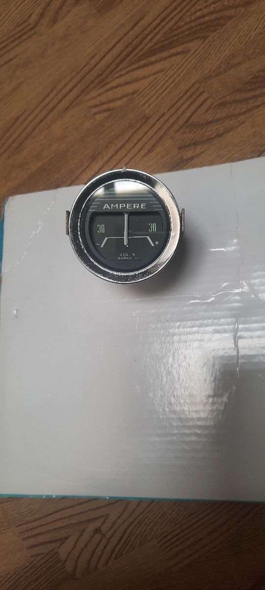 Reloj amperimetro antiguo