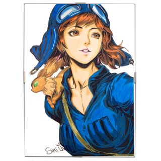 disegno fatto a mano personaggio anime Nausica