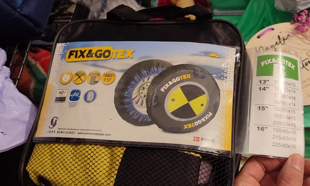 Cadenas Nieve Coche Textiles 13 a 16 pulgadas