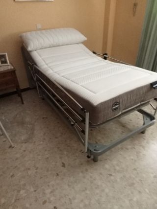 Cama articulada eléctrica, colchón latex