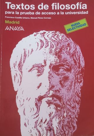 Libro Filosofía Selectividad Anaya