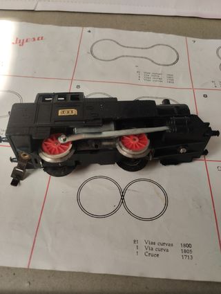 Maqueta de tren antiguo Jyesa