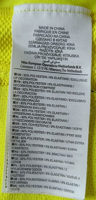 T-shirt per ciclismo firmata Nike