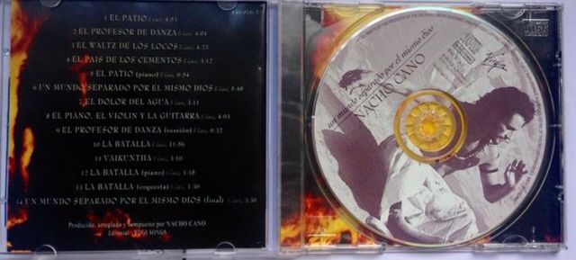 CD Nacho Cano Un mundo separado... 14 temas