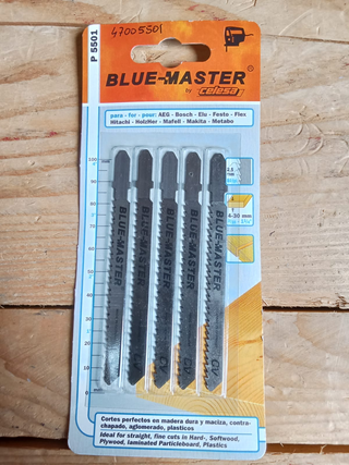 Sierra de calar P5501, 75mm, 2,5mm, madera