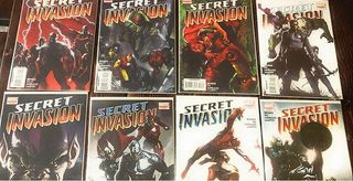 Comics Invasión sectreta Marvel