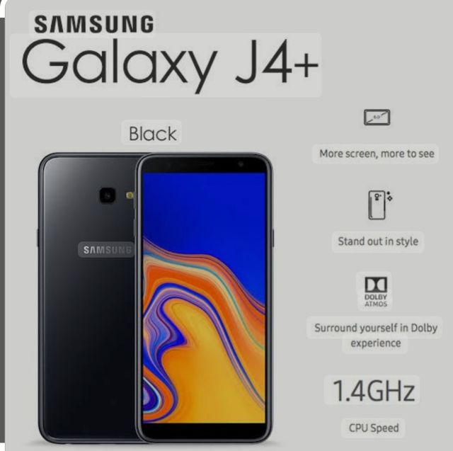 SAMSUNG J4 PLUS + TARJETA PREPAGO MOVISTAR GRATIS